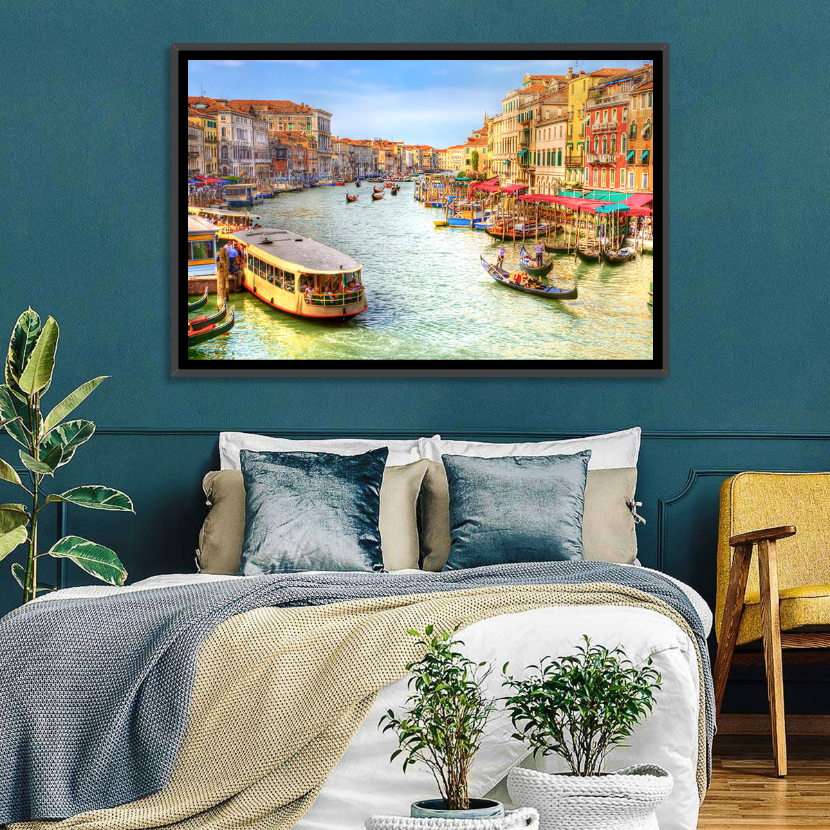 Grand Canal, Venice Wall Art in a room, landscape
