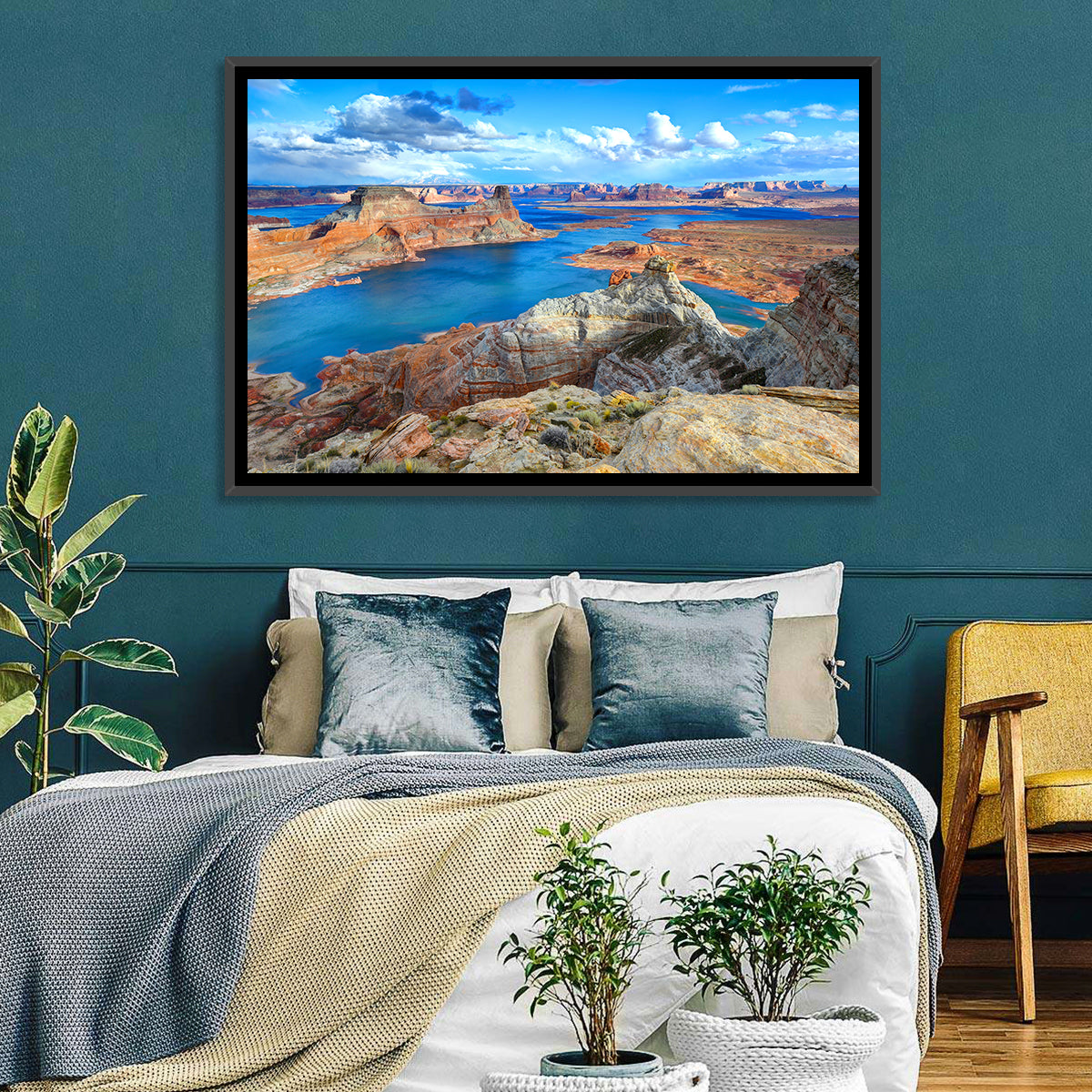 Alstrom Point Arizona Wall Art in a room, landscape