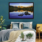 Sprague Lake Sunrise Reflection Wall Art