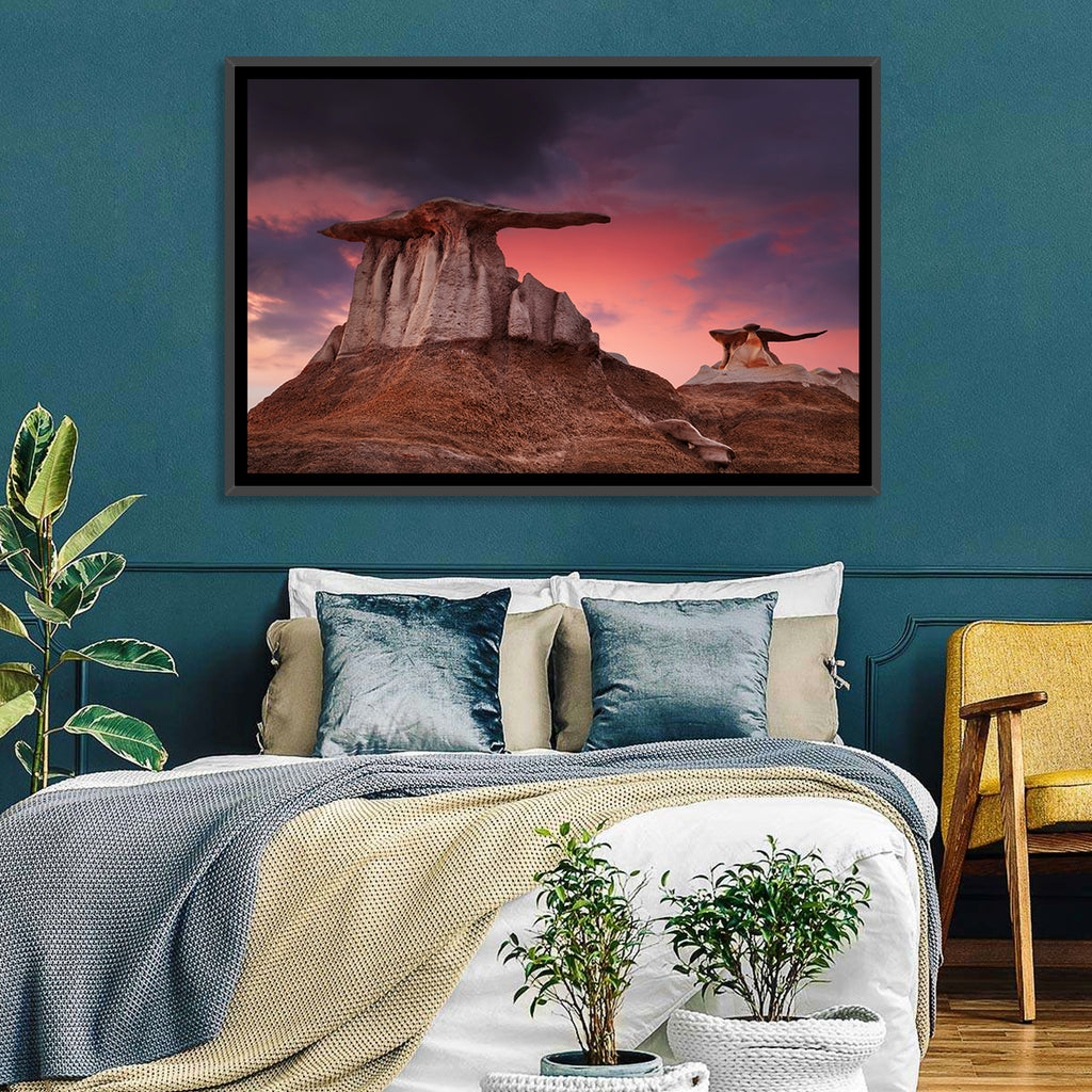 Wings Formation, Bisti Hoodoos Wall Art