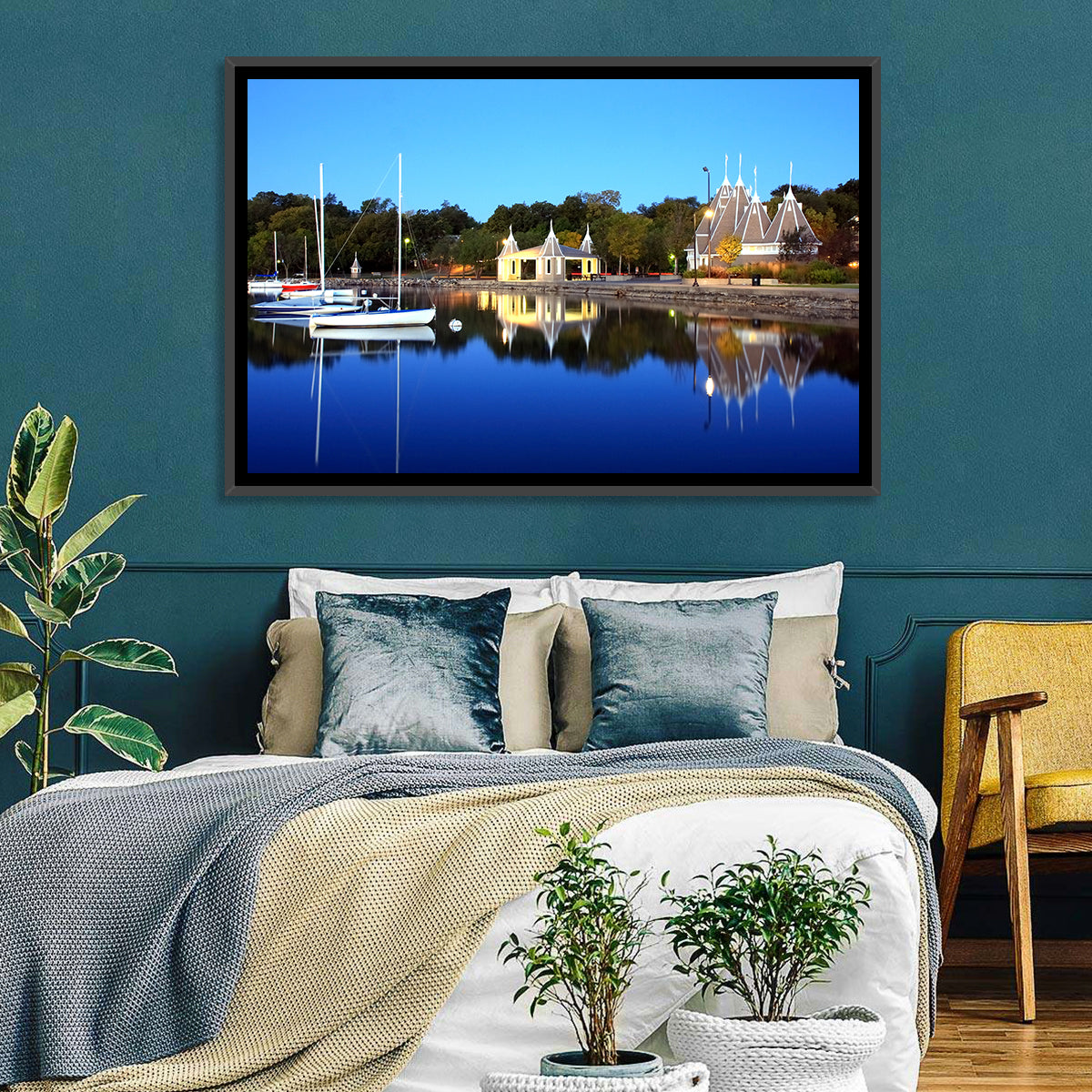 Lake Harriet, Minneapolis Wall Art in a room, landscape