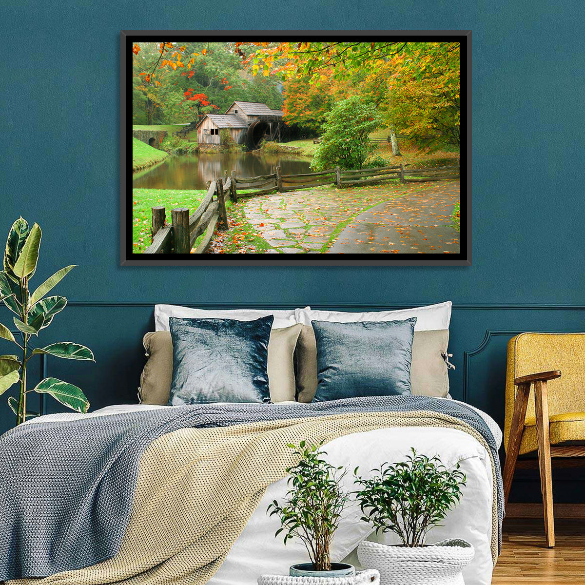 Mabrys Mill Wall Art in a room, landscape