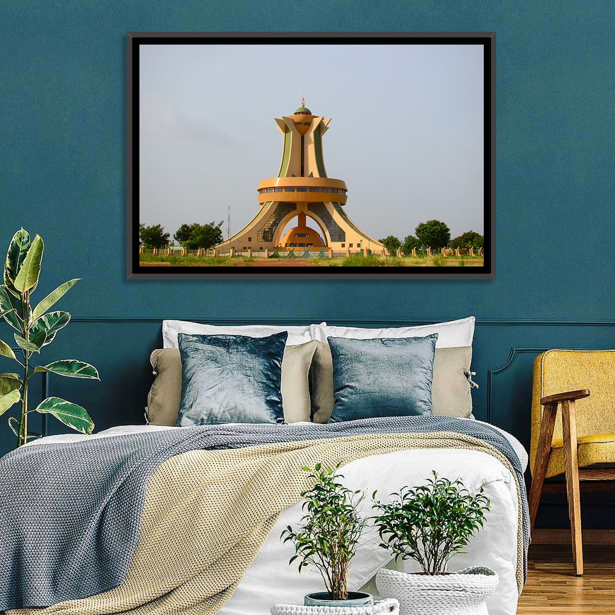 Ouagadougou National Monument Wall Art in a room, landscape