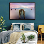 Lake Monroe Pier at Dusk Wall Art