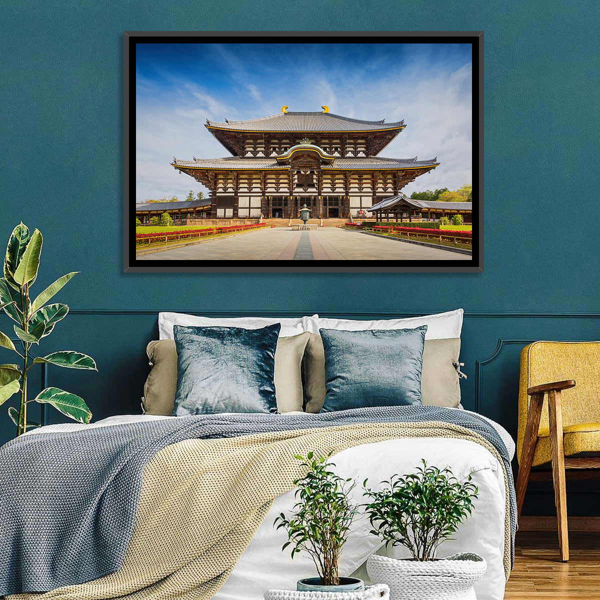 Todai-ji Temple Great Buddha Hall Wall Art in a room, landscape