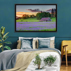 Willamette Valley Barn at Sunset Wall Art