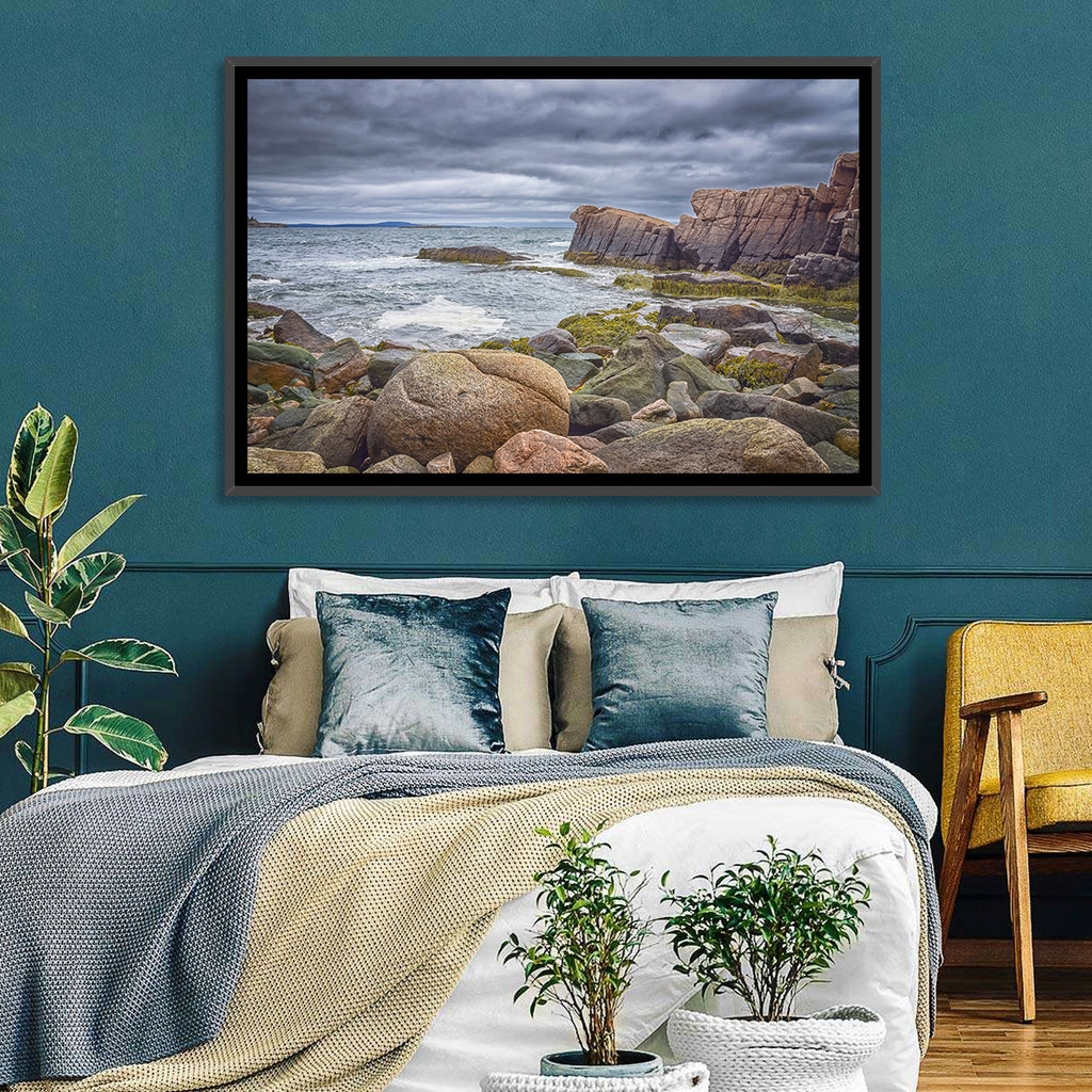 Bar Harbor Rocky Coastline Wall Art