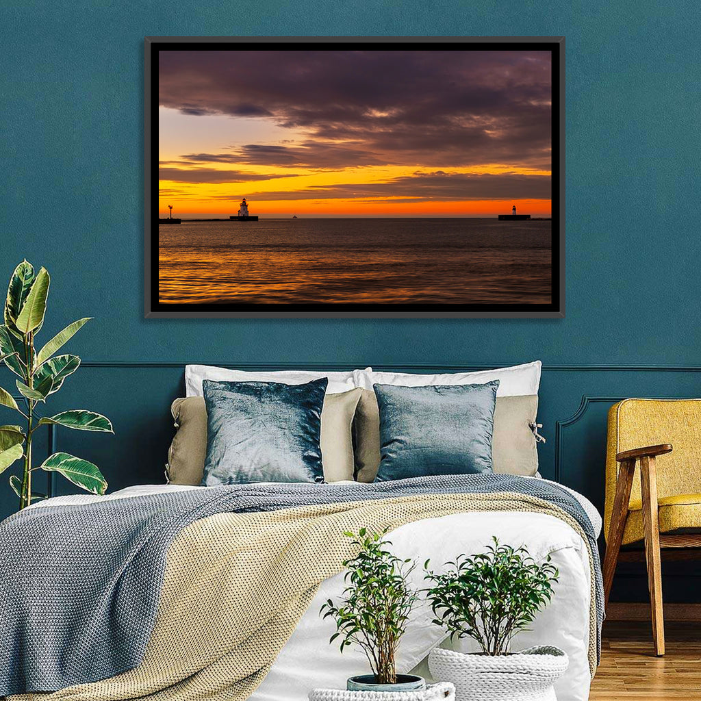 Lake Erie Twin Beacons Wall Art