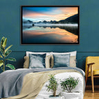 Lake Mcdonald Dawn Mist Wall Art