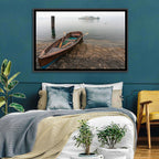Rowboat on Lake Orta Wall Art