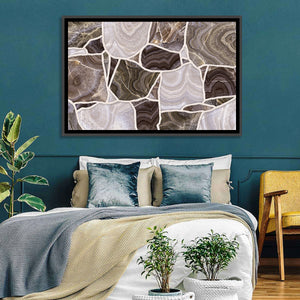 Packed Stones Abstract Wall Art