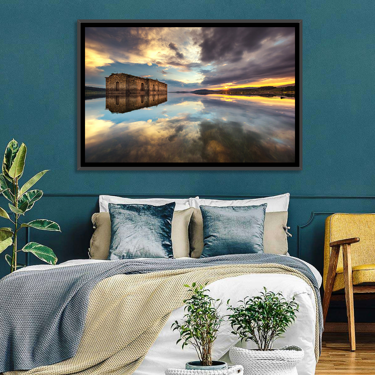 Sunken Church of Saint Ivan Rilski Wall Art in a room, landscape