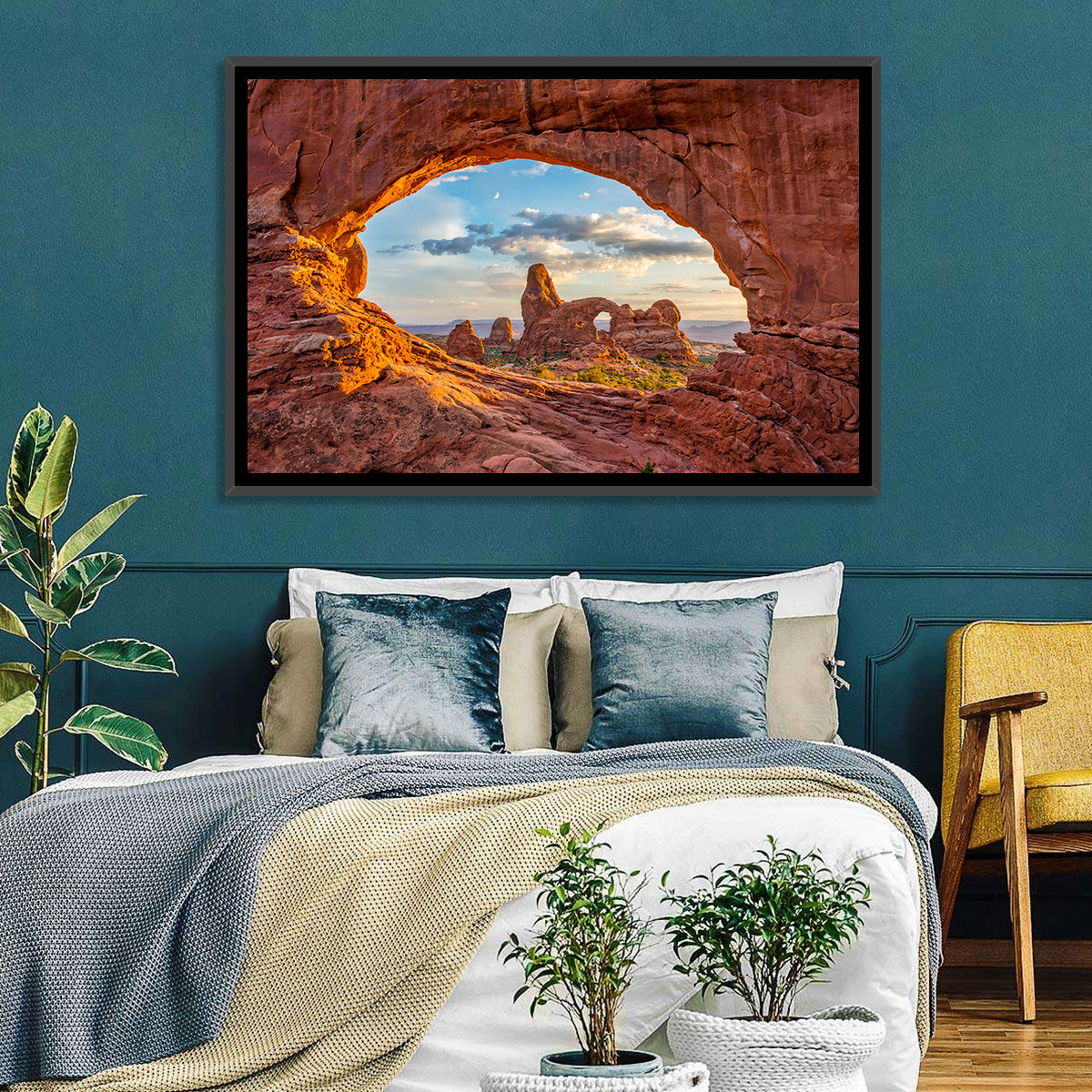 Turret Arch Through North Window Wall Art