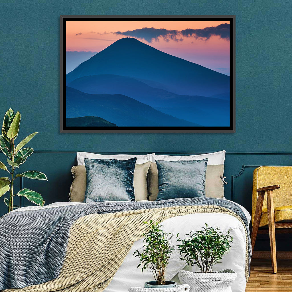 Twilight Mountain Range Wall Art