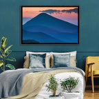 Twilight Mountain Range Wall Art