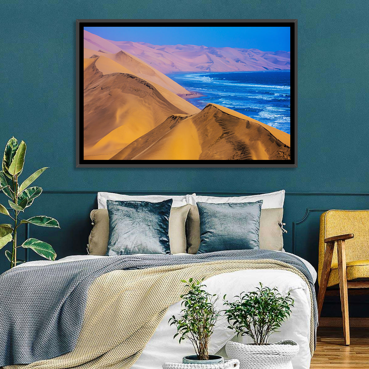 Sandwich Harbour Dunes Meet the Atlantic Wall Art