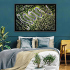 Serpentine Mountain Road Wall Art