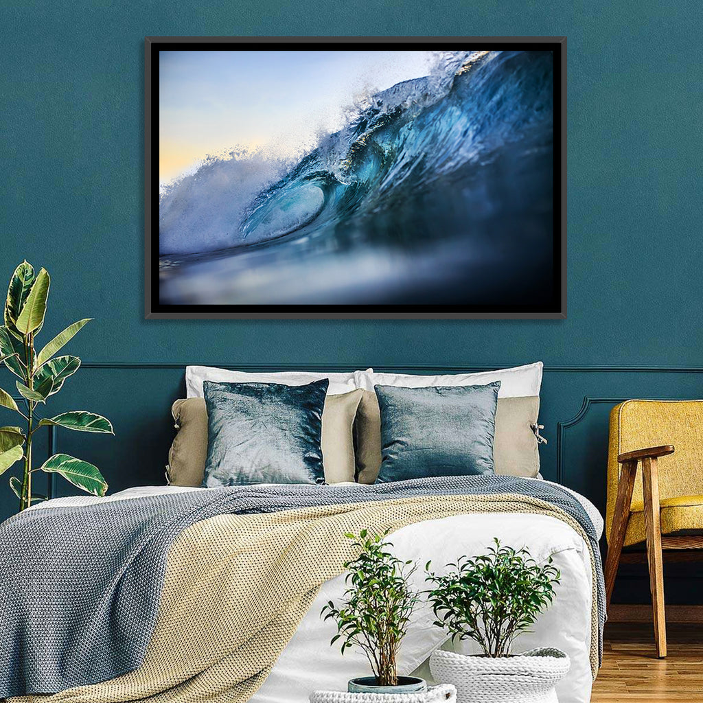 Golden Hour Barrel Wave Wall Art