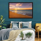 Sunrise Over Ocean Beach Wall Art