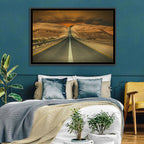 Negev Road at Sunset Wall Art