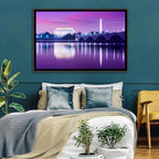 Purple Twilight Washington D.c. Skyline Wall Art
