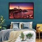Portland Head Light at Dusk Wall Art
