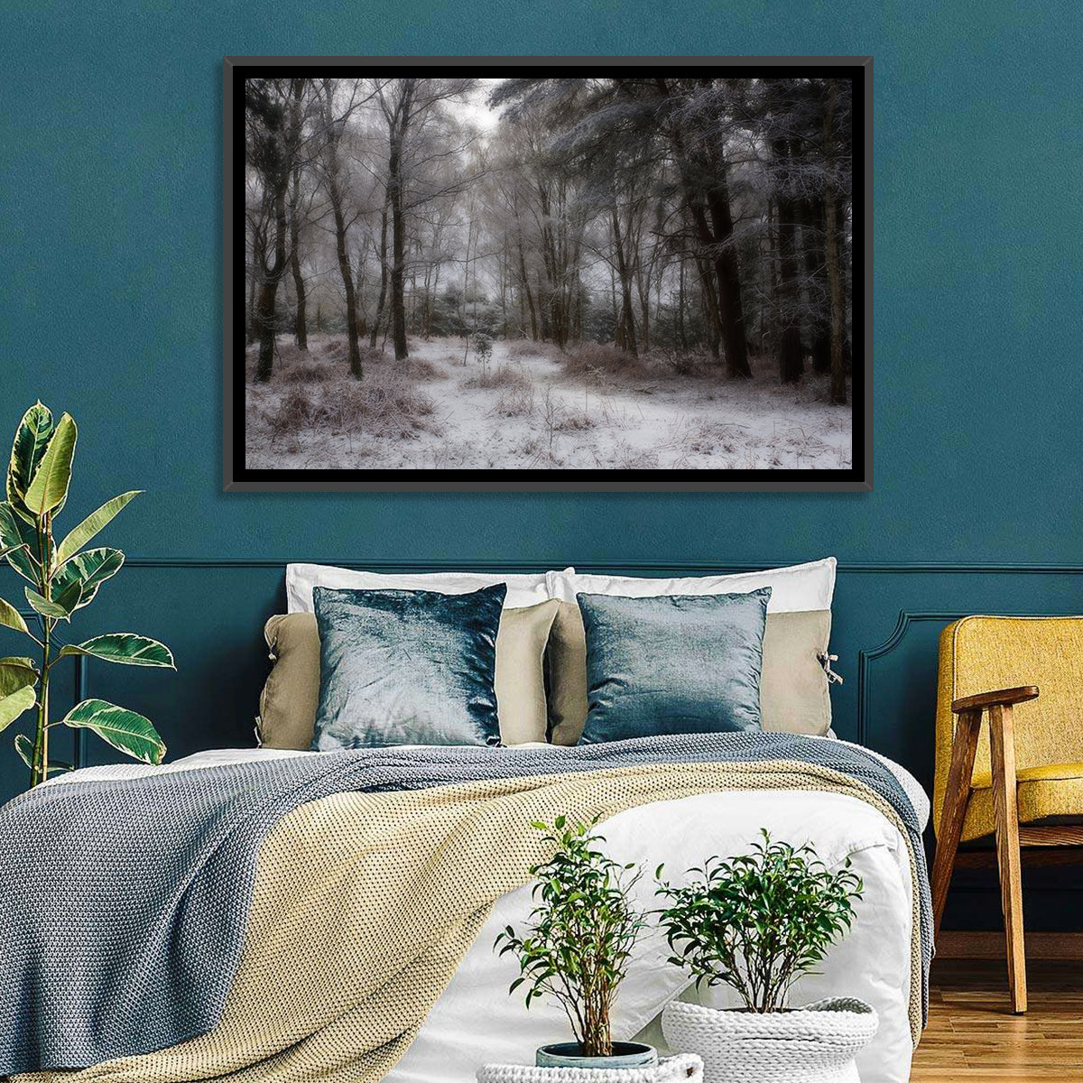 New Forest Winter Path Wall Art