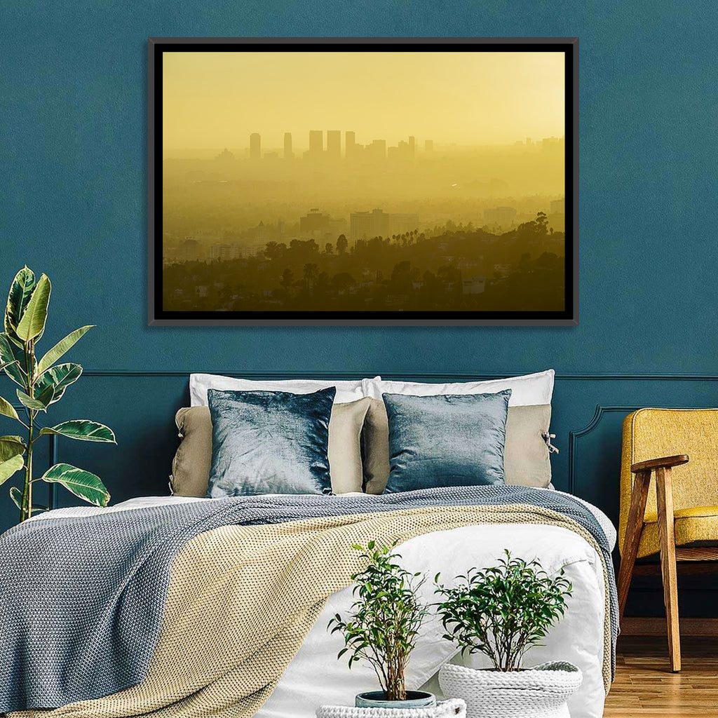 Westwood Los Angeles in Golden Haze Wall Art
