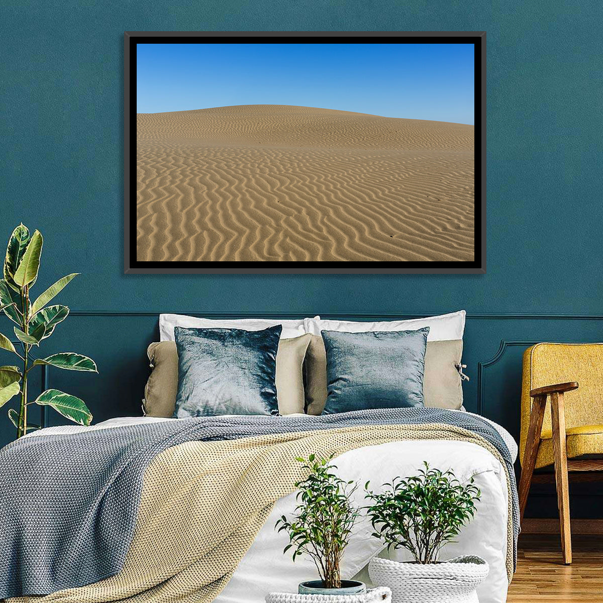 Namib Desert Rippled Sand Dunes Wall Art