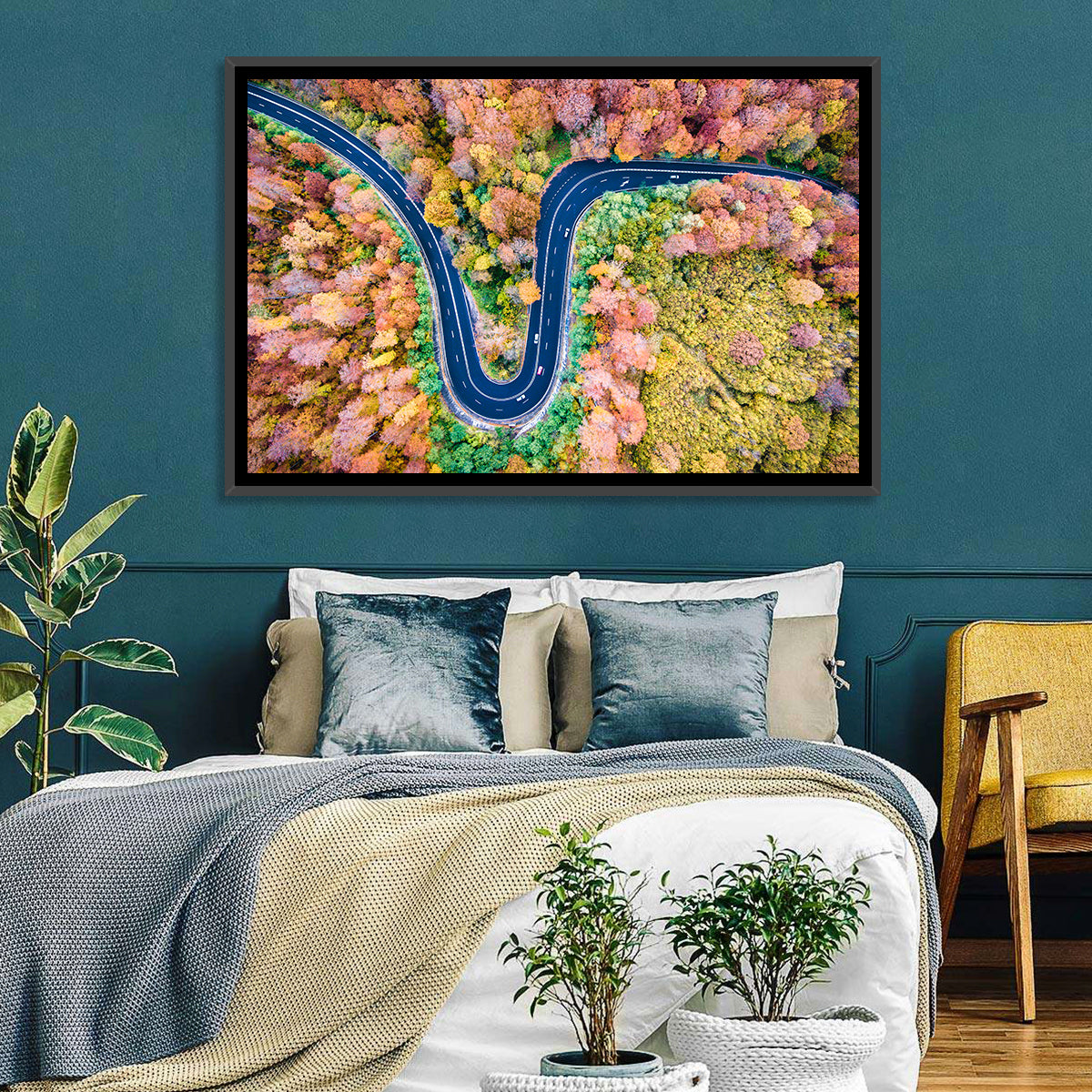Winding Forest Road Wall Art