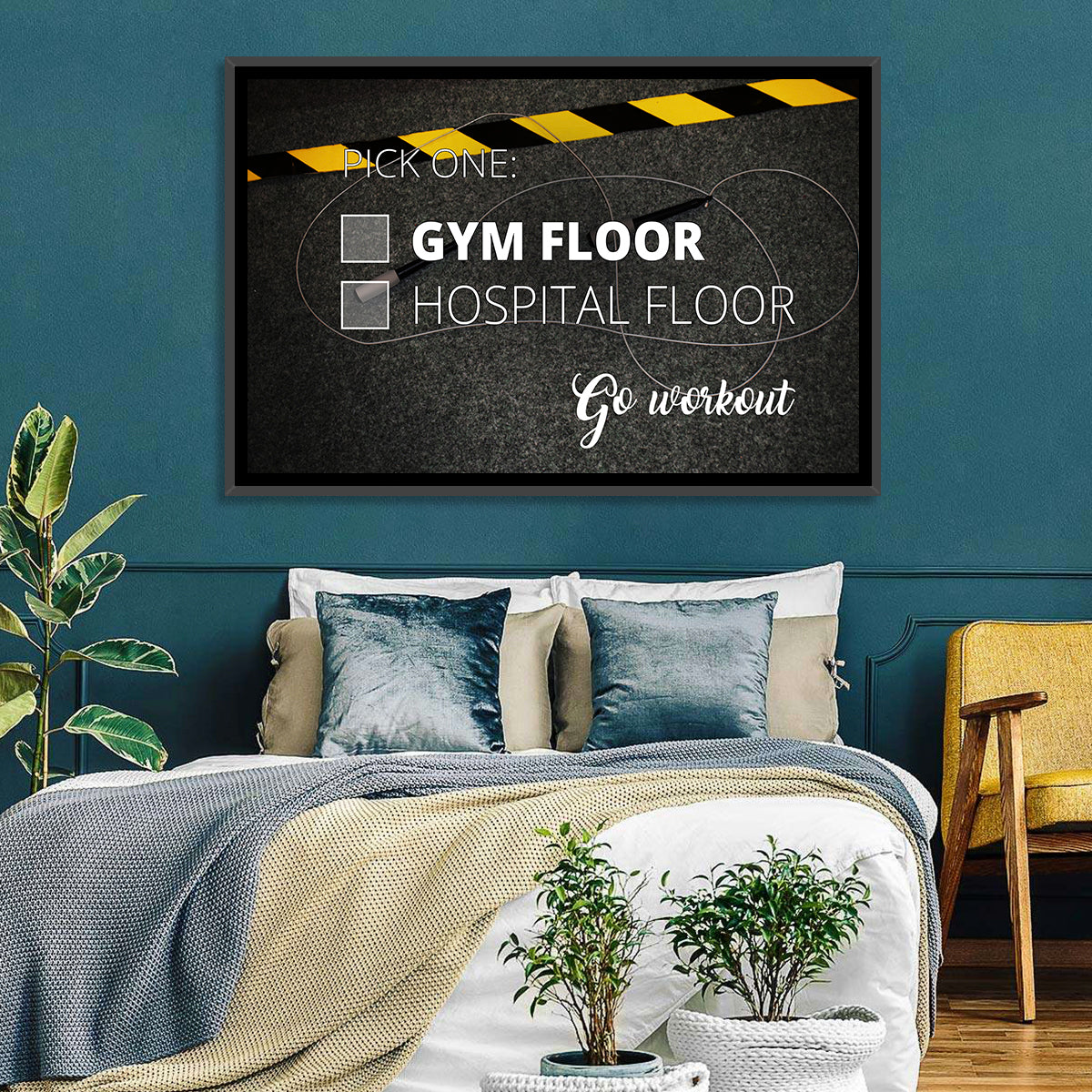 Gym Floor or Hospital Floor Wall Art