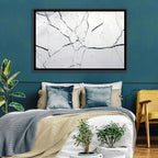 Fractured Glass Macro Study Wall Art