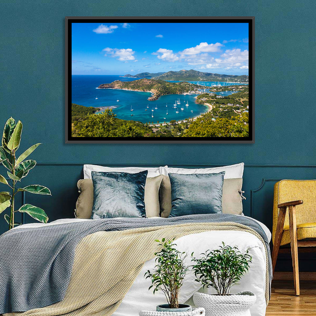 Shirley Heights Harbour View Wall Art