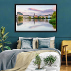 Copenhagen Lake at Sunset Wall Art