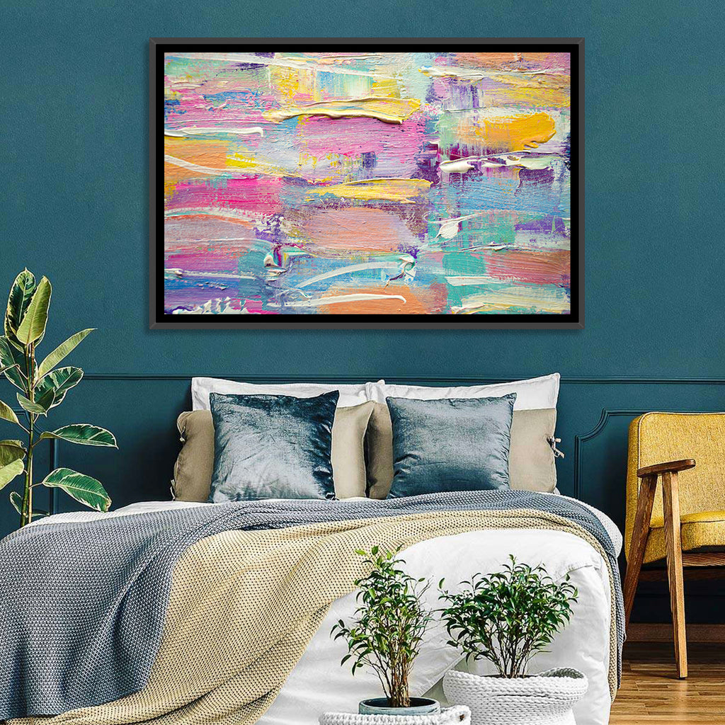 Rough Board Brushstrokes Wall Art