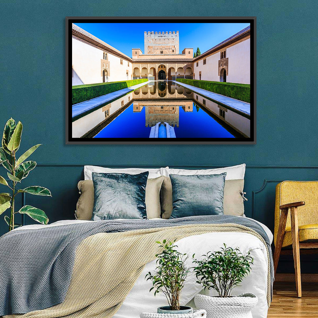 Court of the Myrtles, Alhambra Granada Wall Art