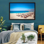 Mango Beach Umbrellas Wall Art