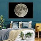 Full Moon with Tycho Rays Wall Art