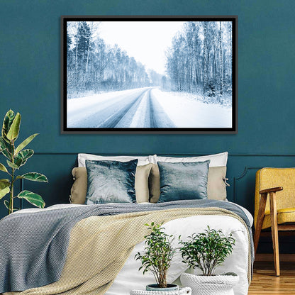 Snowy Road Wall Art