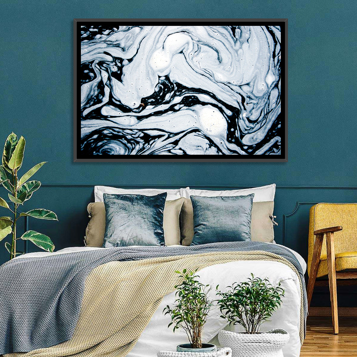 Foam Swirl Abstract Wall Art