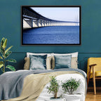 Oresund Bridge Perspective Wall Art