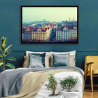 Prague Rooftops with St. Vitus Cathedral Wall Art