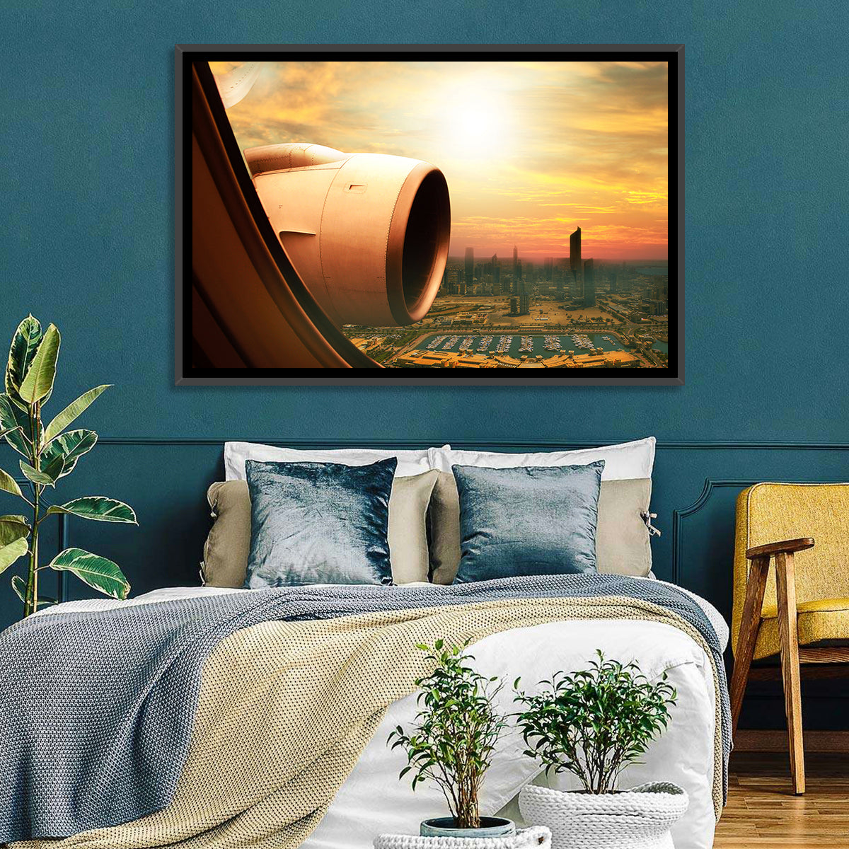 Kuwait City at Golden Hour Wall Art