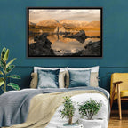 Mono Lake Tufa at Golden Hour Wall Art