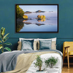 Autumn Morning at Chittenden Lake, Vermont Wall Art