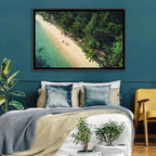 Dominica Beach Aerial, Late Afternoon Wall Art