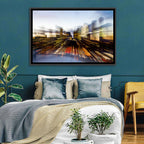 Zoom Burst Skyline Abstract Wall Art