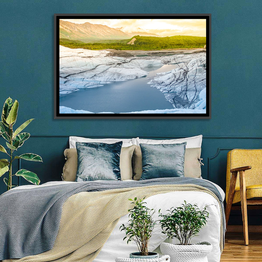 Matanuska Glacier at Sunset Wall Art