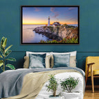 Portland Head Light at Dusk Wall Art