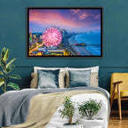 Myrtle Beach Skywheel at Twilight Wall Art